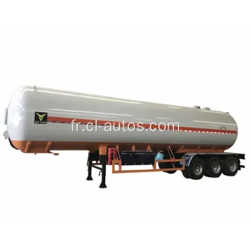 3 essieux 56000L LPG Tanker de réservoir de gaz SEMI